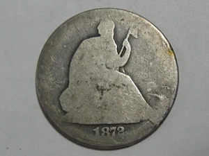 1872-CC Mezzo dollaro seduto Liberty - RARO - #10919-2 - Foto 1 di 2