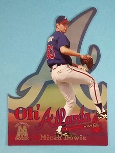 1999 SkyBox Molten Metal Oh' Atlanta Micah Bowie #9 Braves - Picture 1 of 2