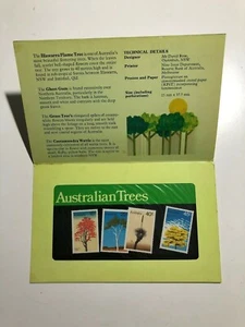 1978 Australia Australian Alberi Trees in Folder Pack Booklet Libretto - Imagen 1 de 2