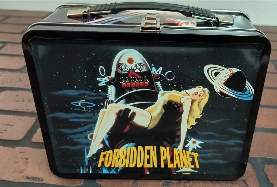 Forbidden Planet Retro Sci Fi Tin Lunch Box Collectible - Image 1 of 4