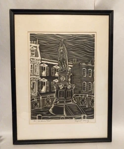 Wonderful Limited Edition Block Print "The Indian" 11/25 Signed & Beautiful!!! - Picture 1 of 19