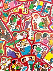 Fun and Friendship: Kid's Activity Scenes for Speech Therapy 40 Flashcards - Picture 1 of 7