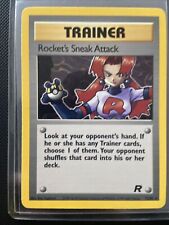Rocket's Sneak Attack Rare - 72/82 Team Rocket Light Play - Pokemon Card