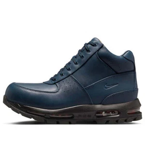Nike Air Max Goadome ACG Navy Blue Leather Boots DZ5178-400 Men's Size 10.5 - Picture 1 of 6