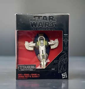 Star Wars Titan schwarz #24 Jango Fett Sklavenschiff 1 - Bild 1 von 5