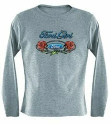 Camiseta de manga larga Ford Girl para dama * Exclusiva * Se envía a todo el mundo y GRATIS a EE. UU. Foto 1 de 2