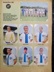 KOMPLETT KARLSRUHER SC  - 19 UNGEKLEBTE BILDER EIKON KÖNIG FUSSBALL 1967/68 - Bild 1 von 4