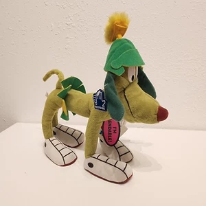 Vintage plush 1997 Looney Tunes Applause Bendable K-9 dog Marvin the Martian - Picture 1 of 9