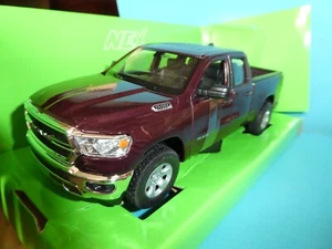 RAM 1500 in Deep Red 2019 Huge pickup New Nex Welly +8 years 1:27 th. Scale - Picture 1 of 6