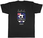 Personalised Mens T Shirt Australia Football World Cup Shield Unisex Tee Gift