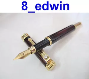 Vintagre magnificent Classic Burgundy Fountain Pen – Dagong 大公钢笔 - Picture 1 of 10