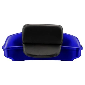 Deep Cobalt Blue Razor Tour Pack w/Slim Backrest & Chrome Hardware  - Picture 1 of 5