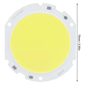 4PCS 75mm Round COB Lamp Bead High Power LED Chip 24W/72‑82V For DIY Lamp - Picture 1 of 29