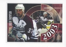 2002-03 Hershey Bears (AHL) Brent Thompson (Bridgeport Islanders)