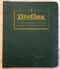 1940s Catalog Titeflex Products Igniton & Radio Shielding Illustr Pratt Whitney
