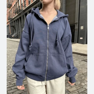 Brandy Melville Christy Hoodie Reißverschluss blau Damen Small - Bild 1 von 5