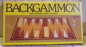 RARE Vintage RETRO 1981 Whitman Backgammon Board Game NEW Factory Sealed - Picture 1 of 3
