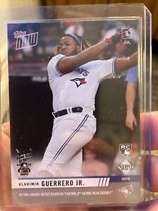 2020 Topps Now Stickers #161 Vladimir Guerrero Jr. Blue Jays Rc/Mike Moustakas