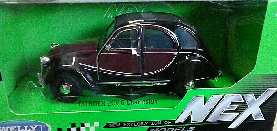 WELLY NEX MODELS 1:24  AUTO DIE CAST  CITROEN 2CV 6 CHARLESTON ART 29370 - Immagine 1 di 1