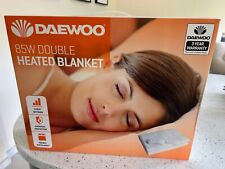 Daewoo Electric Blanket 3 Settings Heated Under Bed Winter Warming 85W - DOUBLE
