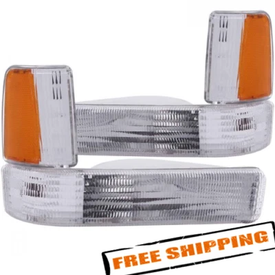 Luces de estacionamiento/señal ámbar transparente Anzo 511047 para Dodge Dakota 1991-1996 Foto 1 de 3