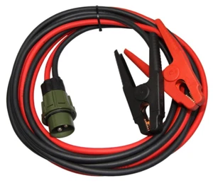 Nato Starthilfekabel 6m 35mm² Stecker mit Überwurfmutter Überbrückungskabel LKW - Bild 1 von 4