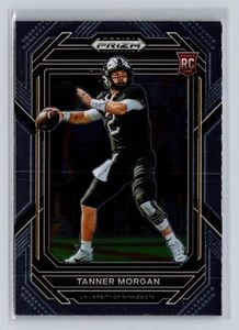 Selecciones de draft de fútbol americano Panini Prizm 2023 plateado Prizm Tanner Morgan No.113 - Imagen 1 de 2