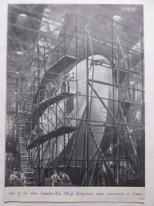 10/1948 PUB SAUNDERS-ROE BRITISH FLYING BOAT SR.45 COWES ORIGINAL AD - Imagen 1 de 1