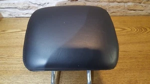 JEEP GRAND CHEROKEE Schwarz Leder Kopfstütze Vorne - Picture 1 of 2