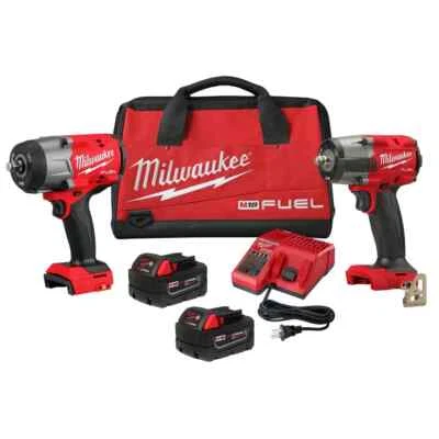 Kit combinado automotriz de alto par Milwaukee 3010-22 M18 combustible 1/2" y 3/8" NUEVO Foto 1 de 2