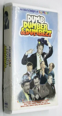 DUMB DUMBER & DUMBEST VHS Classic Comedy Clips & Skits Hollywood's Golden Age NR - Image 1 of 3