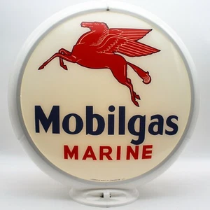MOBILGAS MARINE Gas Pump Globe 13.5" - SHIPS ASSEMBLED! READY FOR YOUR PUMP! - Picture 1 of 8