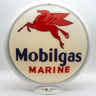 MOBILGAS MARINE Gas Pump Globe 13.5" - SHIPS ASSEMBLED! READY FOR YOUR PUMP!  - Image 1 of 4