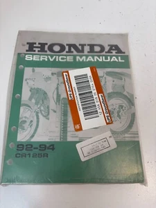 NEW 1992-1994 CR125R CR125 R Honda OEM Factory Service Manual Repair Shop Book - Picture 1 of 9