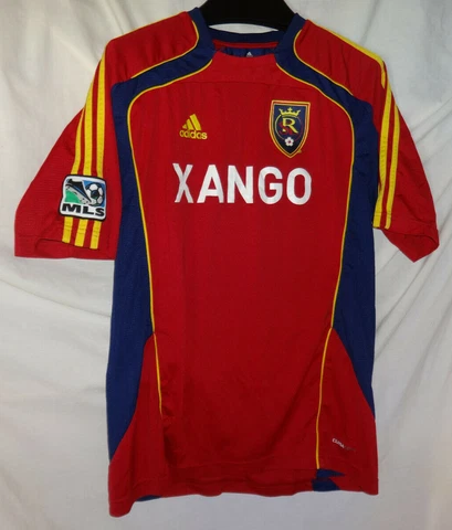 RSL Real Salt Lake 2010 Claret and Cobalt adidas Training MLS Soccer Jersey Sz M Cover