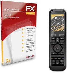 3x Film Protection d'écran pour Logitech Harmony 950 / Elite mat&antichoc - Photo 1/9