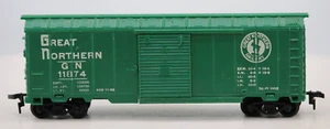 MARX HO: Great Northern Railway GN #11874 BOXCAR, Green, USA VINTAGE - Picture 1 of 5