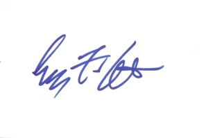 Tarjeta índice 4x6 firmada por Larry Flynt - Imagen 1 de 2