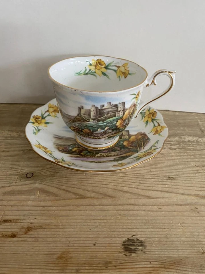 Royal Albert мужчин Harlech чашка и блюдце сделано Англии британские песни серии - Изображение 1 из 1