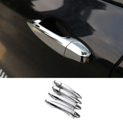 For BMW X5 F15 2014 2015 2016 2017 2018 Chrome Exterior Door Handle Cover Trim - Image 1 of 4