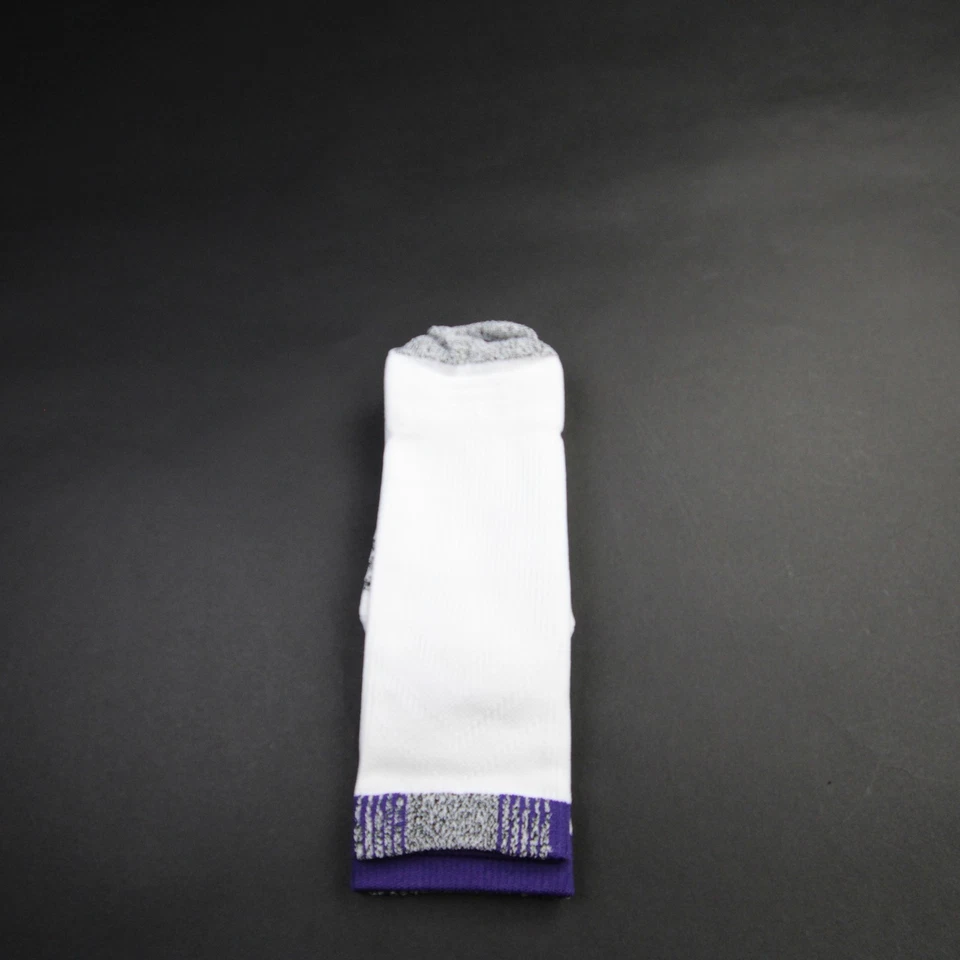 Calcetines Nike Unisex Blanco/Púrpura Nuevos sin Etiquetas Foto 1 de 1