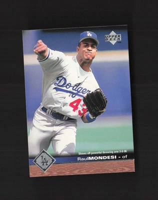 1997 Upper Deck #401 Raul Mondesi Los Angeles Dodgers MM - Image 1 of 2