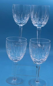 WATERFORD KRISTALL - KILDARE EINFACHER SOCKEL - 4 SIGNIERTE WASSERKELCHE - 7 ZOLL - Bild 1 von 1
