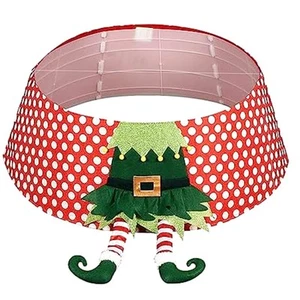 Lindo collar de árbol con tableros de PC pierna árbol parte inferior decoración árbol2847 - Imagen 1 de 8