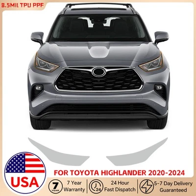 Headlight Clear PPF Precut Kit For Toyota Highlander 2020-2024 Paint Protection - Image 1 of 4