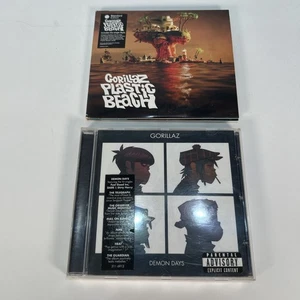 2 Gorillaz CDs - Plastic Beach & Demon Days Albums - Picture 1 of 16
