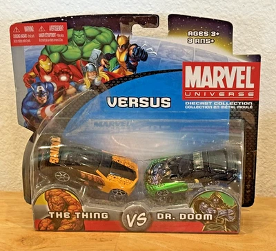 New 2011 MOC Maisto Versus Marvel Universe The Thing vs Dr. Doom Diecast Cars - Image 1 of 4