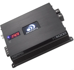 MASSIVE AUDIO H5000 HIPPO CLASS-D MONOBLOCK SUBWOOFER AMPLIFIER 5000W RMS @ 1Ω - Picture 1 of 8