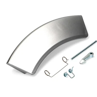Kit maniglia porta oblò lavatrice Aeg Electrolux Silver argento 4055186482 - Immagine 1 di 4