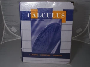 Calculus Larson Hostetler Edwards 2005 8th Edition Math Textbook Houghton - Picture 1 of 4